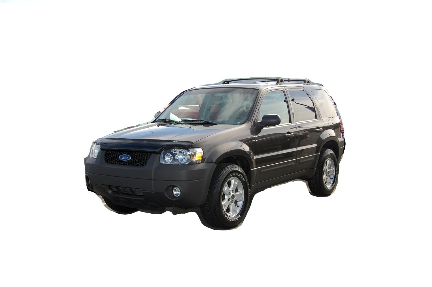 Bugflector Hood Shield / Protector Auto Ventshade [AVS] | Fits 2001 - 2007 Ford Escape, 2005 - 2007 Mariner | High Profile Bug Deflector - 1 pc., Dark Smoke | 22249