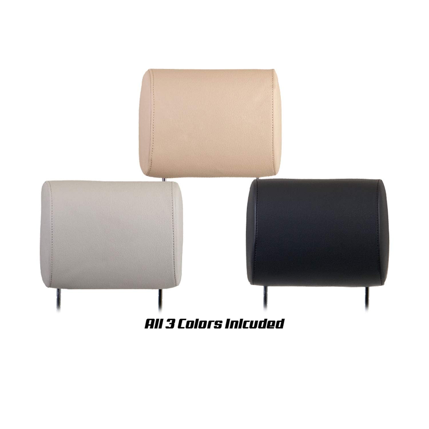 VHD-90CC Soundstream Universal Headrest with 9″ LCD/DVD/3 Color Covers