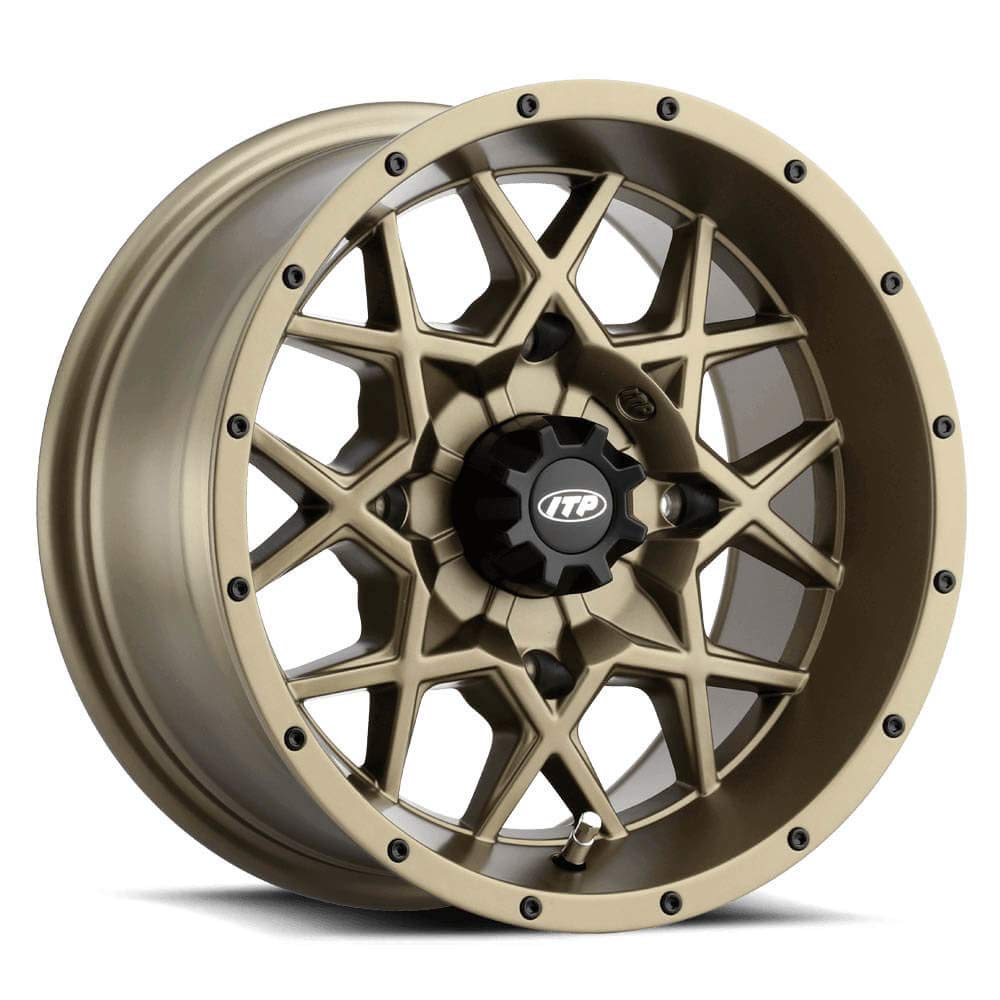 ITP 14x7 Hurricane ATV/UTV Wheel - Bronze (4/156) 4+3 [14RZ113BX]