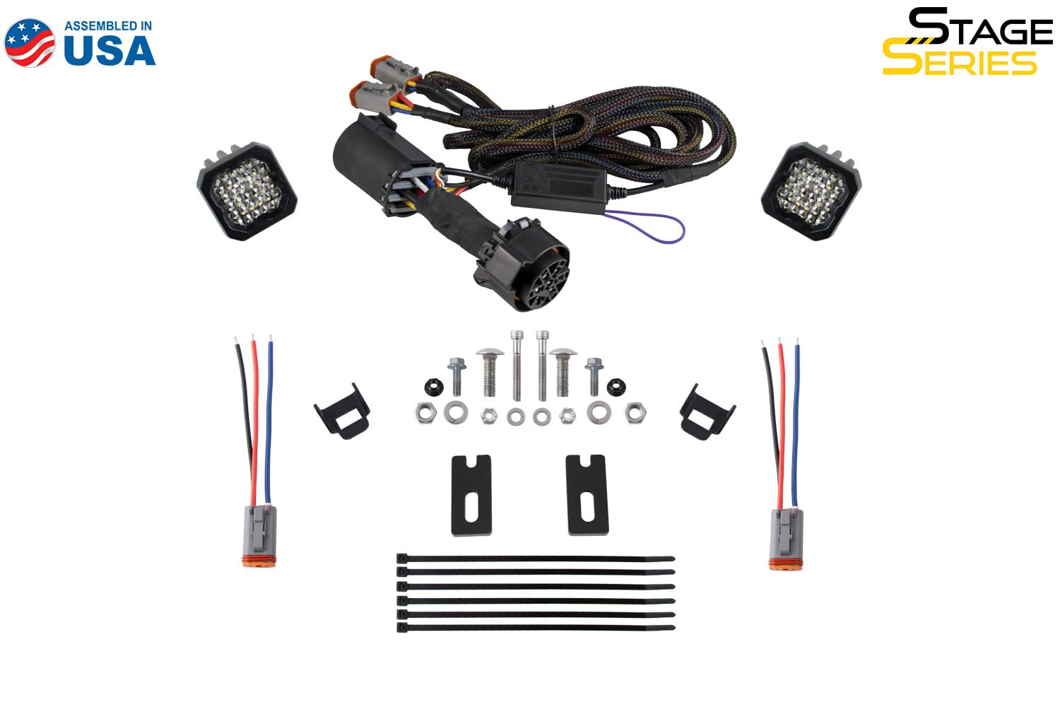 Diode Dynamics Reverse Light Kit Stage Series compatible with Toyota Tacoma 2024-2026, C1R