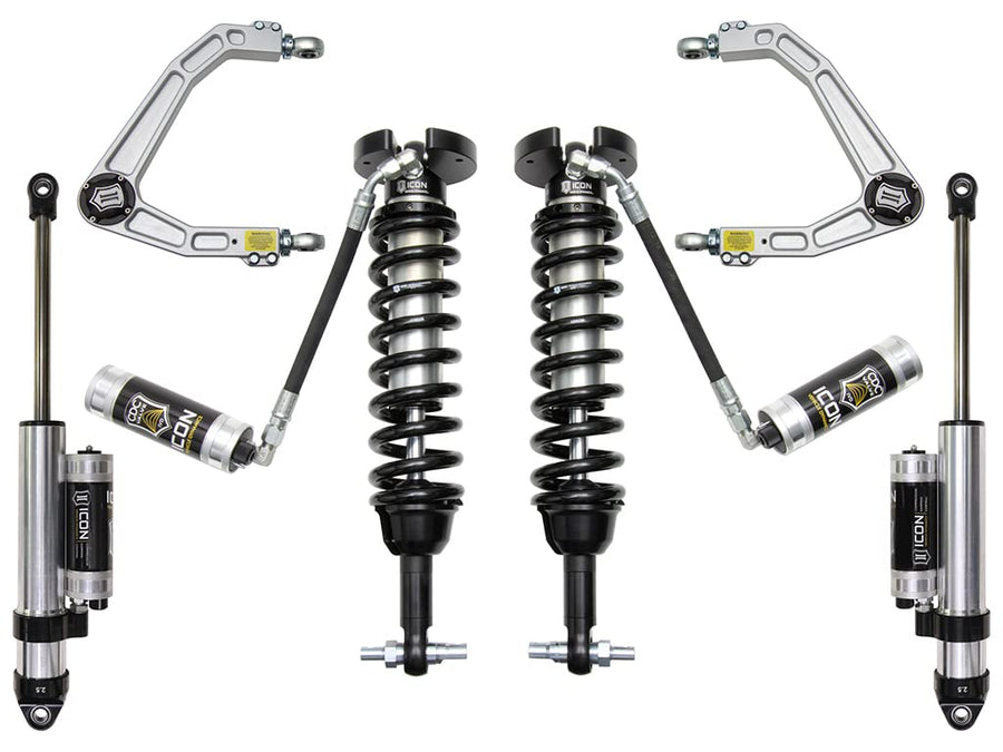 1.5-3.5" Lift, ICON Stage 4 Suspension System, Billet UCA, Compatible with 2019-2023 GM 1500, K73064