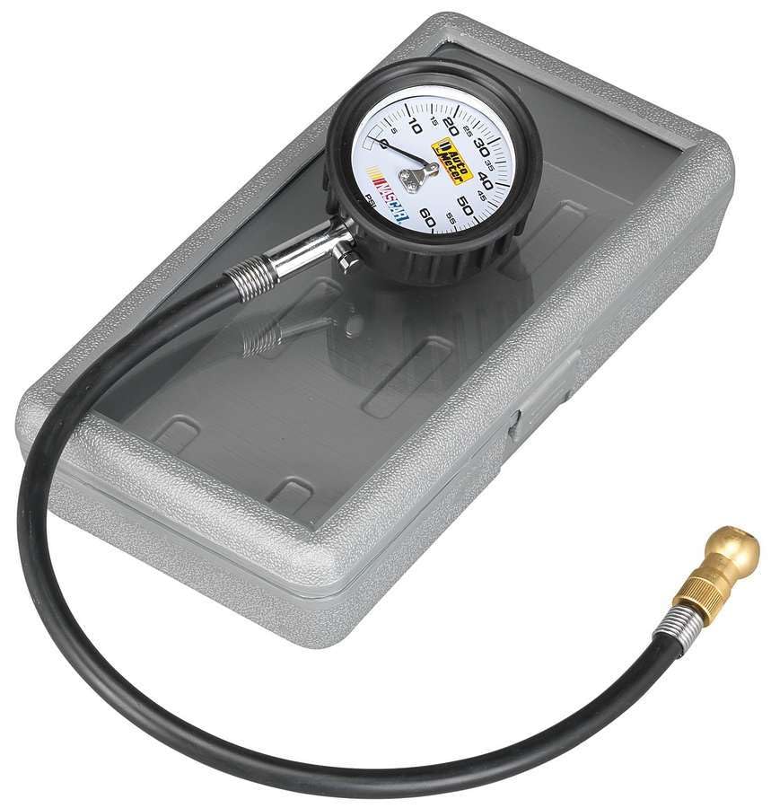 Tire Pressure Gauge Auto Meter 2160, White