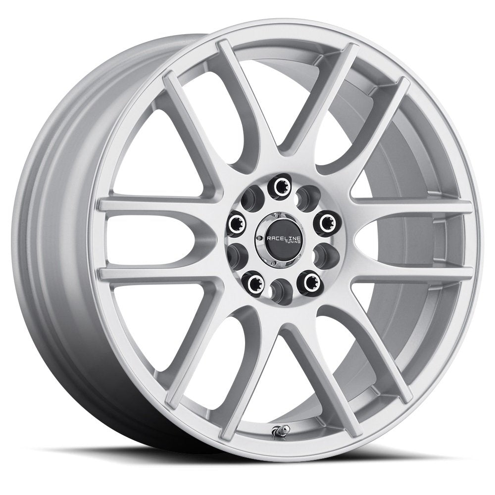 141S Raceline Mystique Silver 15x7 4x100/4x108 40 P/N: 141S-57082+40