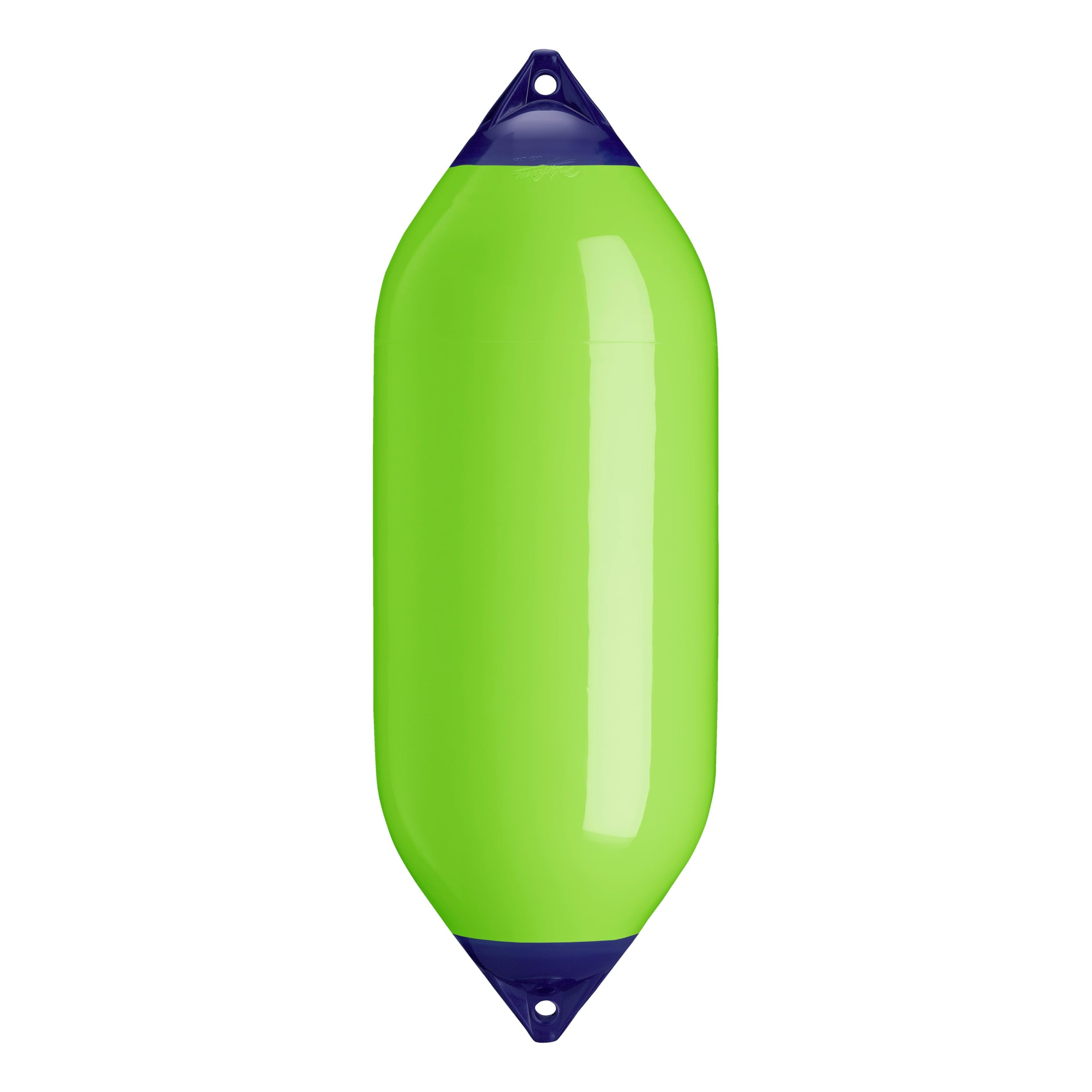 F-10 Standard Polyform Boat Fender - Blue Ropehold Lime