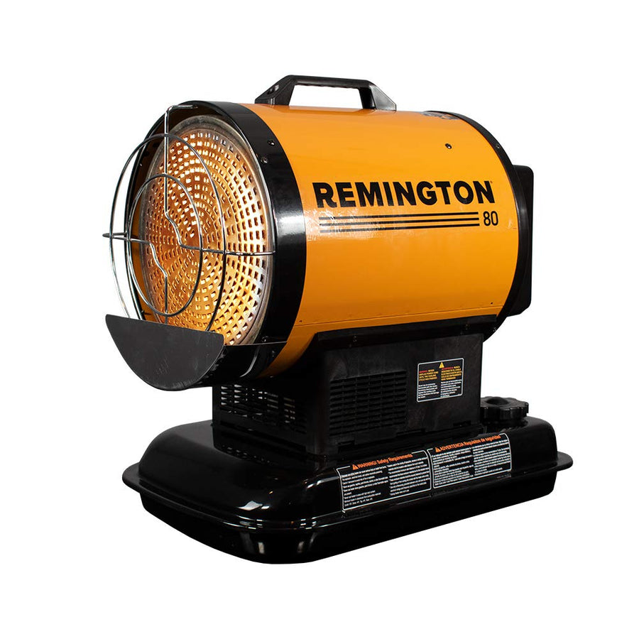 80,000 BTU Remington LP Propane Radiant Heater | For Construction Sites and Garages up to 2,000 square feet (REM-80-OFR-O)