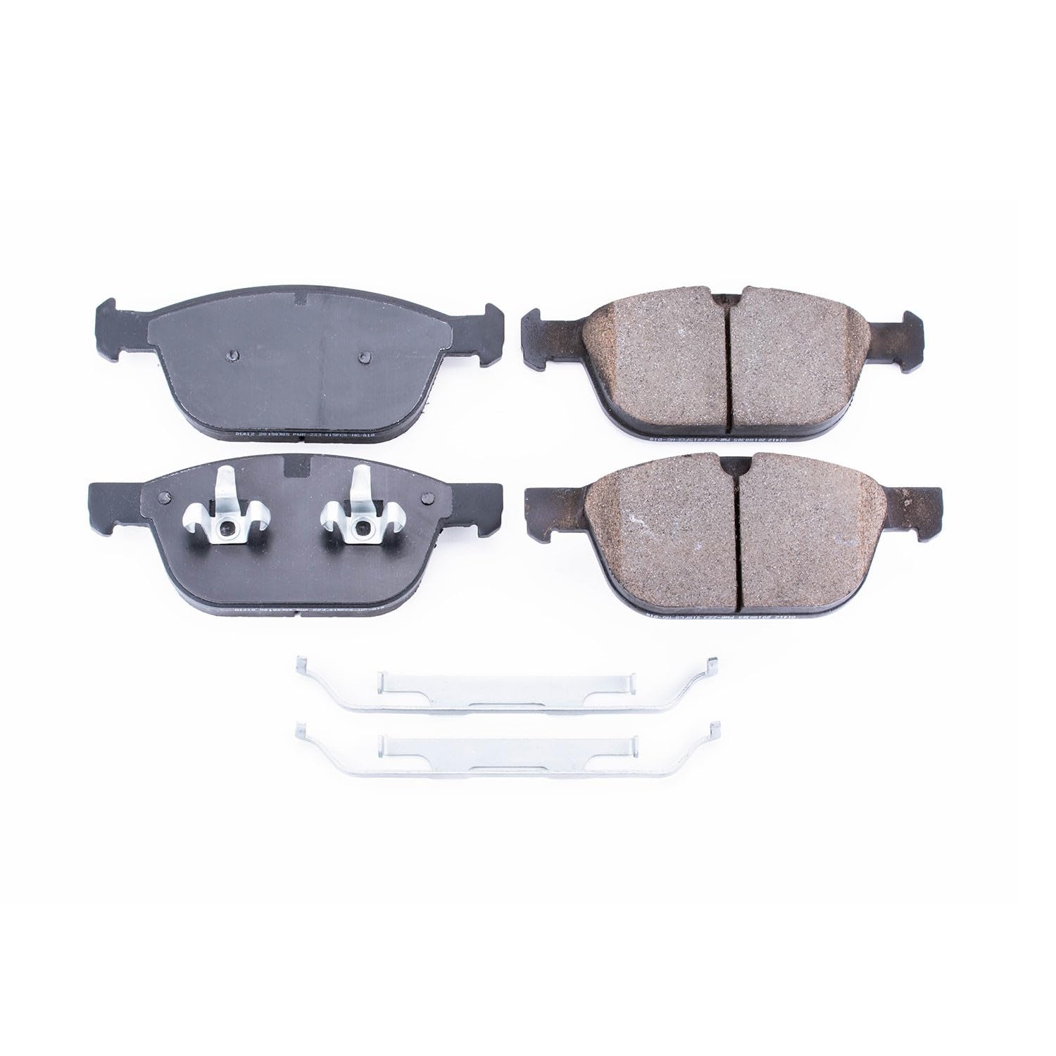 Power Stop Front Brake Kit For XC60 Volvo 2010-15 | XC90 Volvo 2010-14 - Ceramic Brake Pads With Installation Hardware, 17-1412