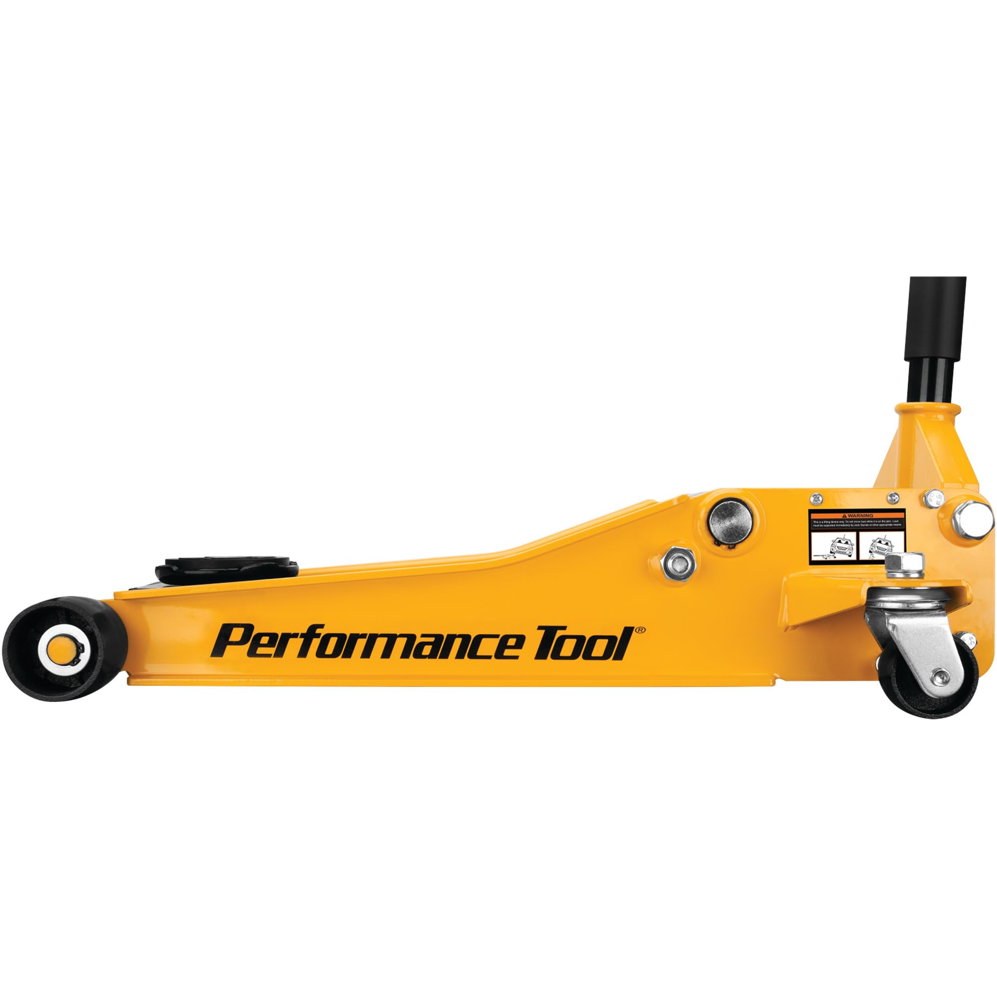 W1645 Performance Tool Low-Profile Professional Swiveling Floor Jack, 3.5-Ton Capacity, Lift Range 3-1/2-Inch to 20-1/2-Inch