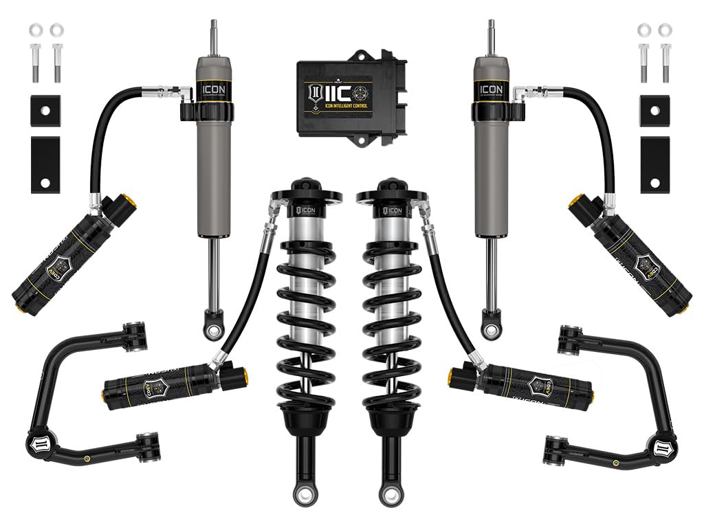 2-3.5" Lift, ICON Stage 12, 2.5 Suspension System, Tubular, Compatible with 22-23 Toyotaa Tundra, K53202T
