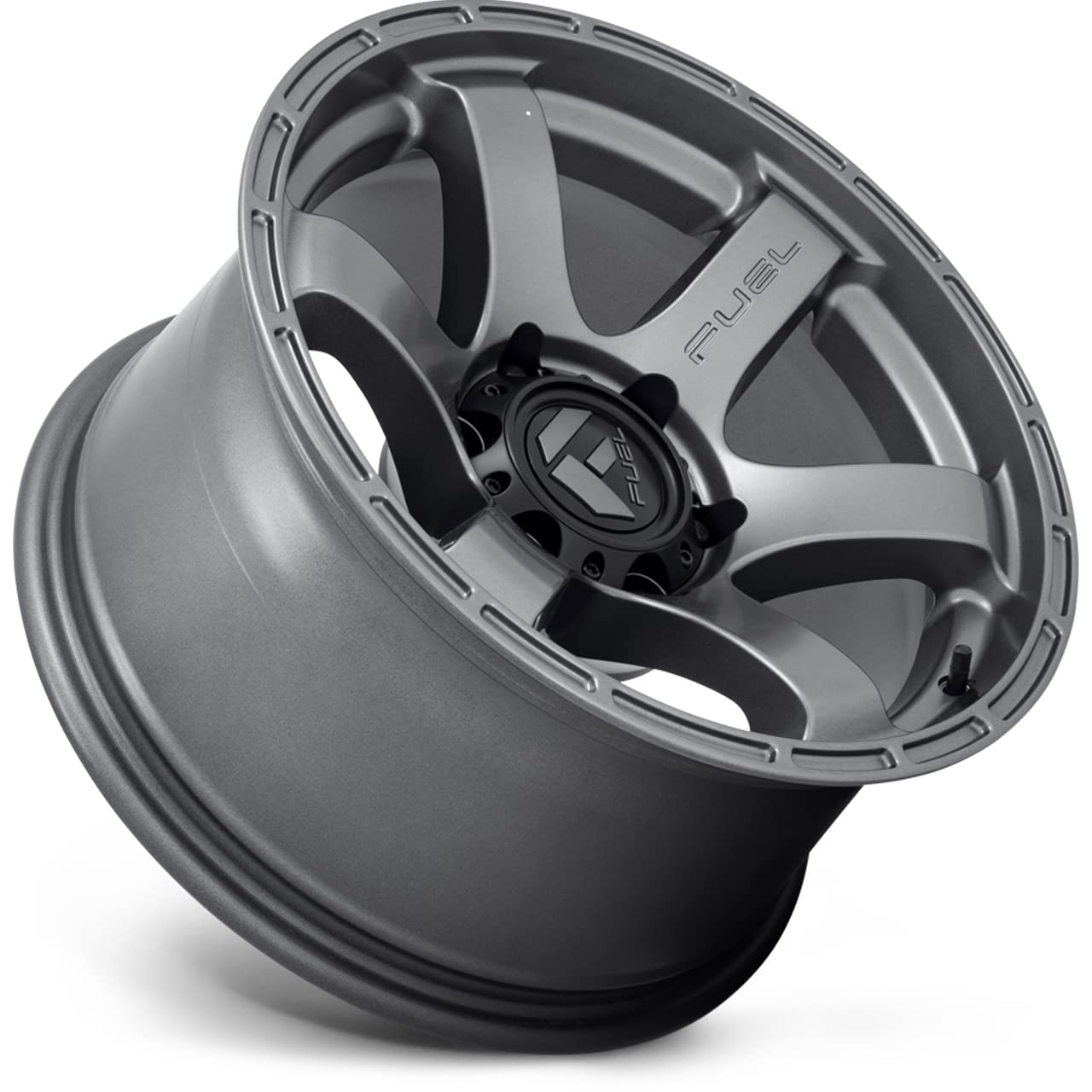 D767 RUSH FUEL OFF-ROAD 18X9, 5X5.0, 5.79, 20mm MATTE GUN METAL - D76718907557