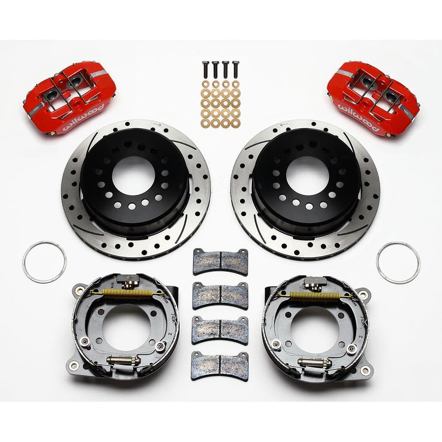 P-Brake Kit FDP-LP 11.00", Drill-Red