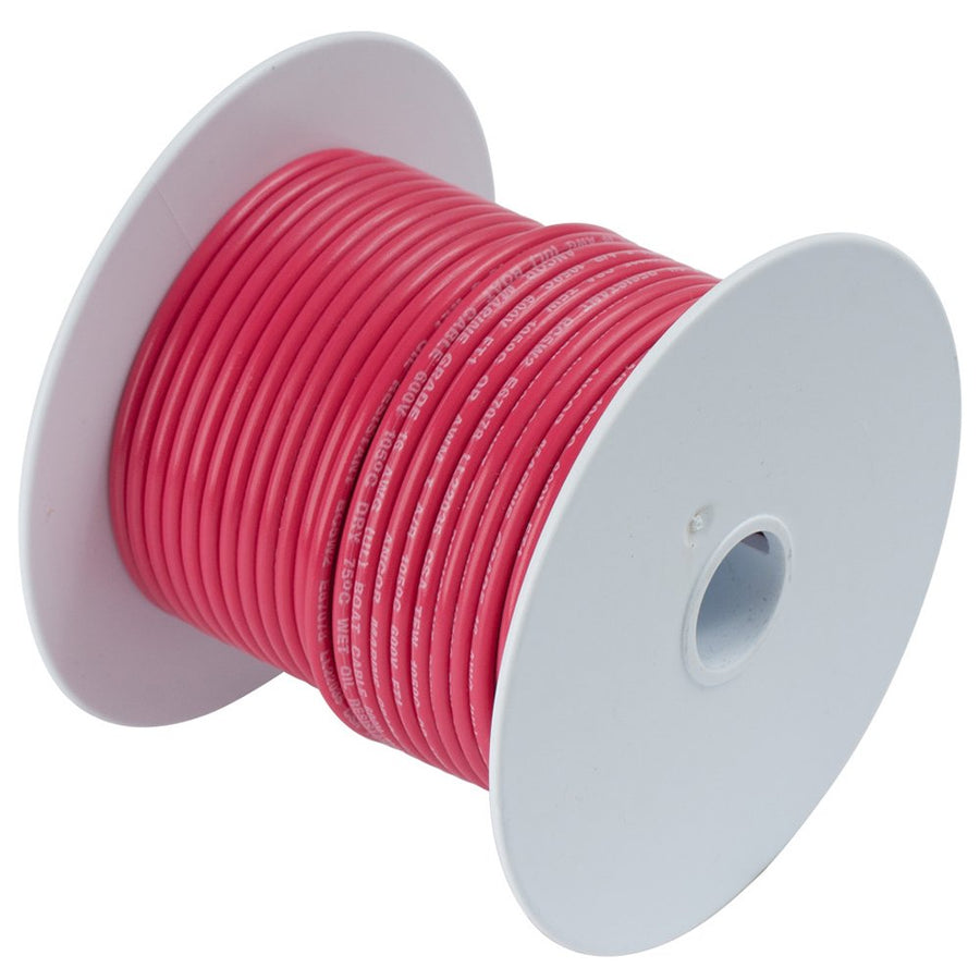 Marine Grade Ancor 106840 Electrical Primary Tinned Copper Boat Wiring (12-Gauge, Red, 400-Feet)