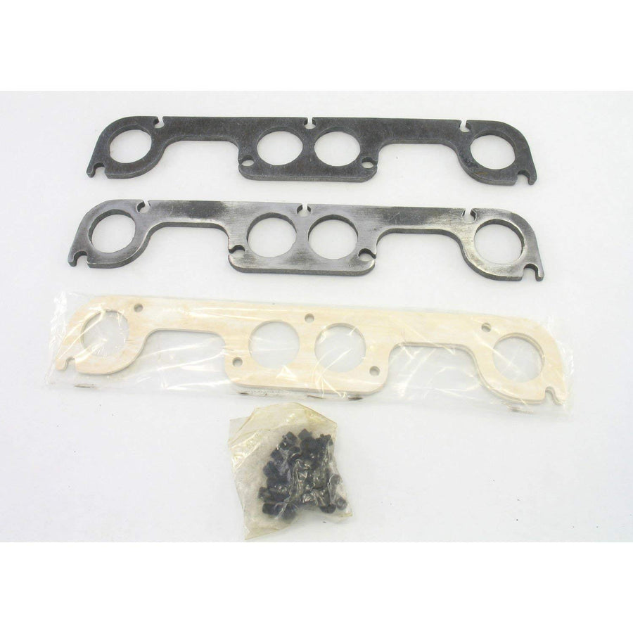 Round Port Patriot Exhaust Header Flange for Small Block Chevy H7896
