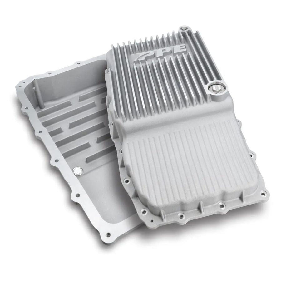 Heavy Duty PPE Cast Aluminum Deep Transmission Pan (RAW) 128051200 Compatible for 2018+ GM Tahoe/Suburban/Yukon/Escalade with Allison 10L80 Transmission