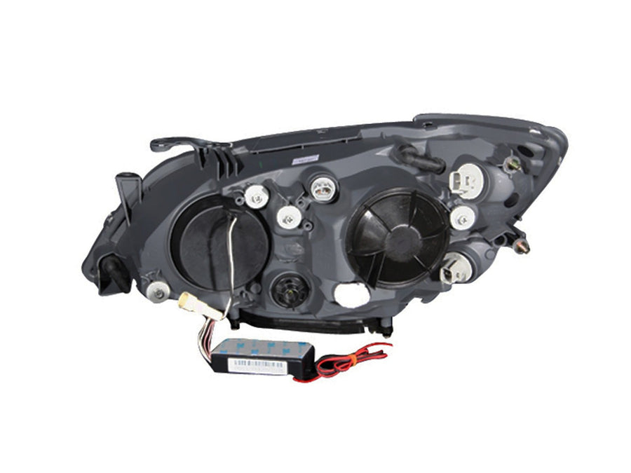Lexus IS300 Anzo USA 121199 Black Clear Projector with Halos Headlight Assembly - (Sold in Pairs)
