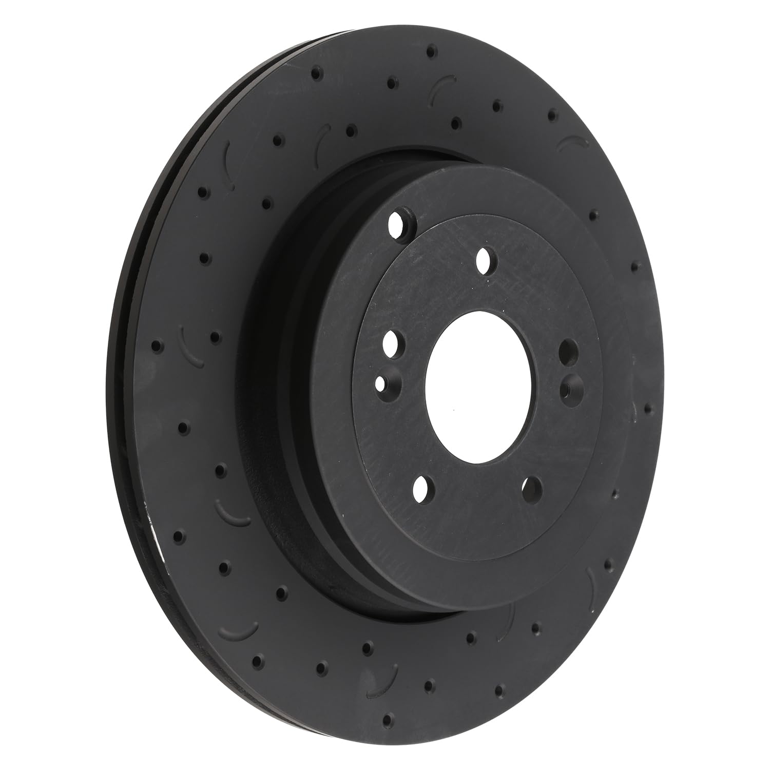 Talon Cross-Drilled and Slotted Vented Rotor, Hawk Performance Brakes, 12.99 in. Diameter, 2.39 in. Height
