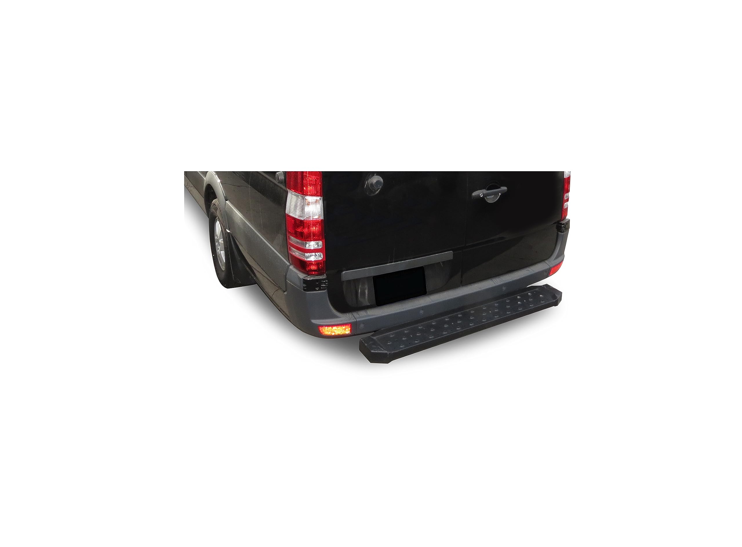 Spartan Black Horse Rear Step Board Compatible with 07-09 Sprinter 2500/3500|07-16 Freightliner Sprinter 2500/3500|19-24 Benz Sprinter 1500|10-24 Benz Sprinter 2500/3500/4500-8DOSPA