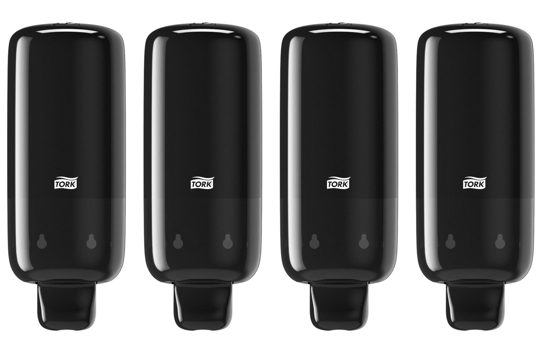 Black Tork Skincare Dispensers S4, for Hand Soap and Hand Sanitizer, Elevation Range, 571508 (Pack of 4)