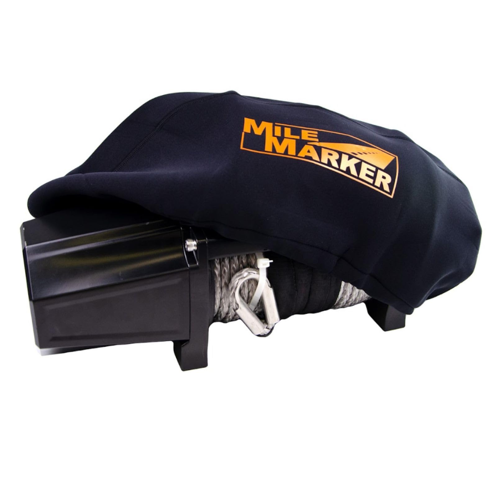 Mile Marker Full Size Neoprene Winch Cover 8506 - All Weather Protection, Resistant to Tears and Rips, Specifically Shaped to Your Exact Winch