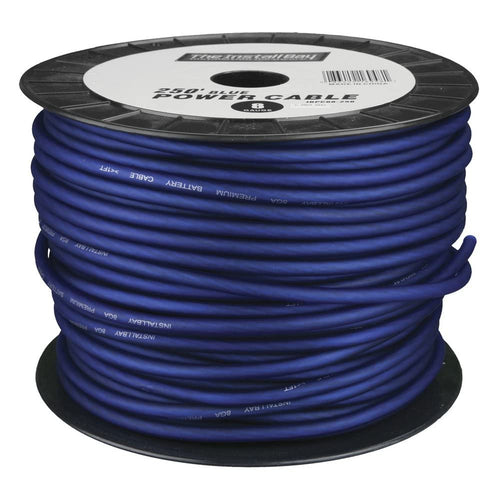 8 Gauge Install Bay Cca Value Line Power Cable Blue - 250 Foot Coil