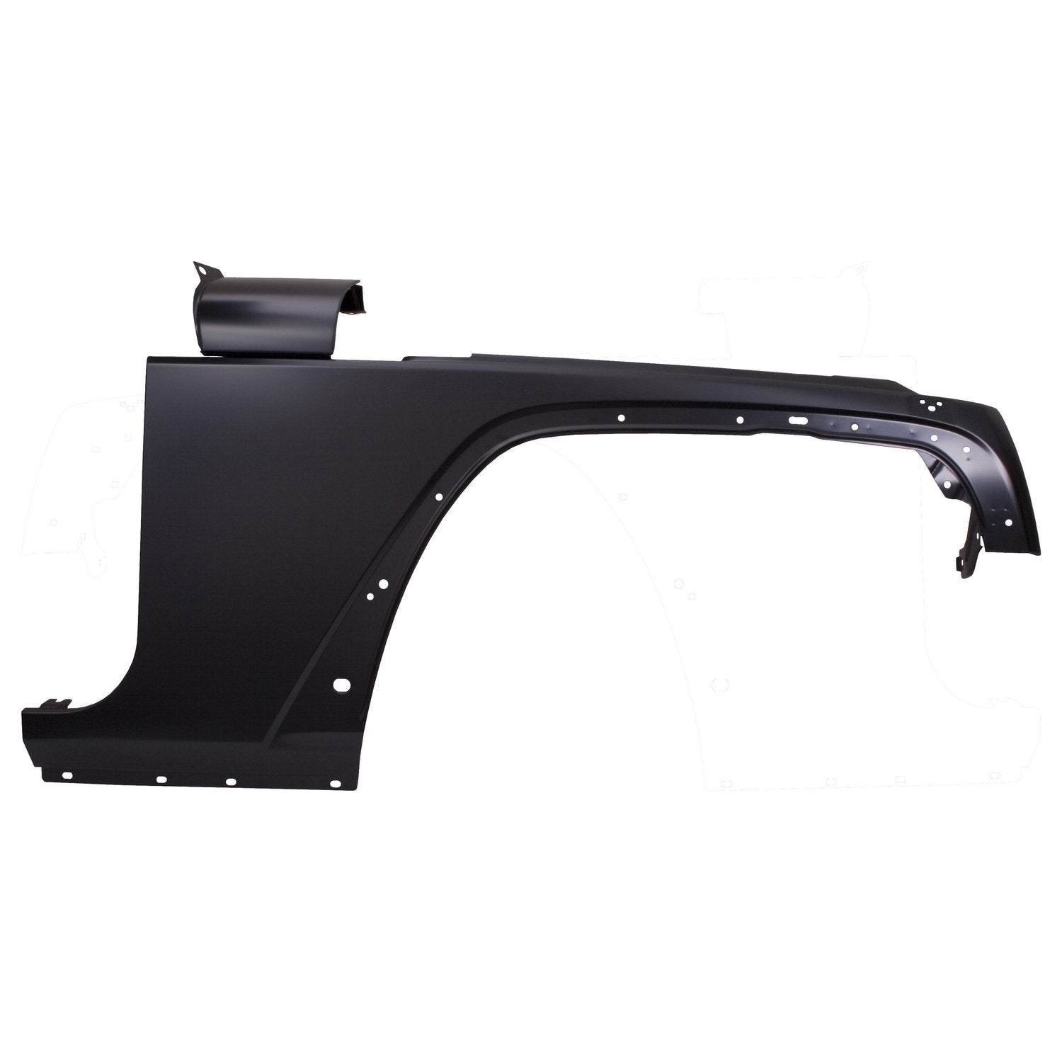 12040.02 | Omix-Ada | Front, Right Fender | OE Reference: 68002398AC | Fits 2007-2018 Jeep Wrangler JK