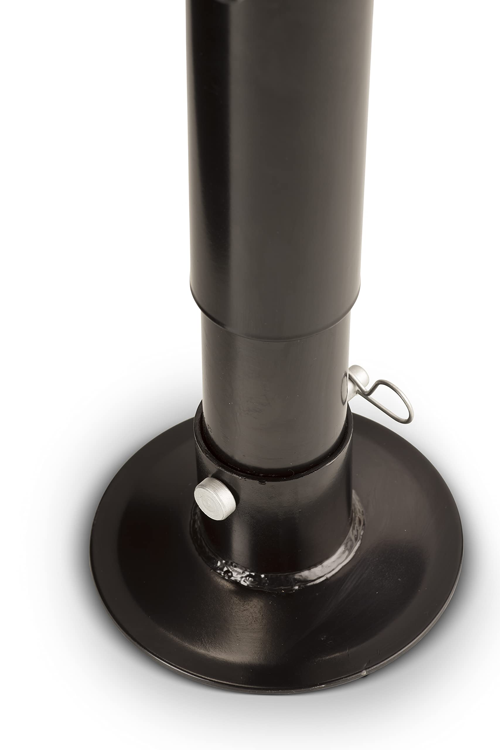 Lippert Quick Drop Tongue Jack for 5th Wheel RVs, A-Frame Travel, Cargo, and Utility Trailers, Black