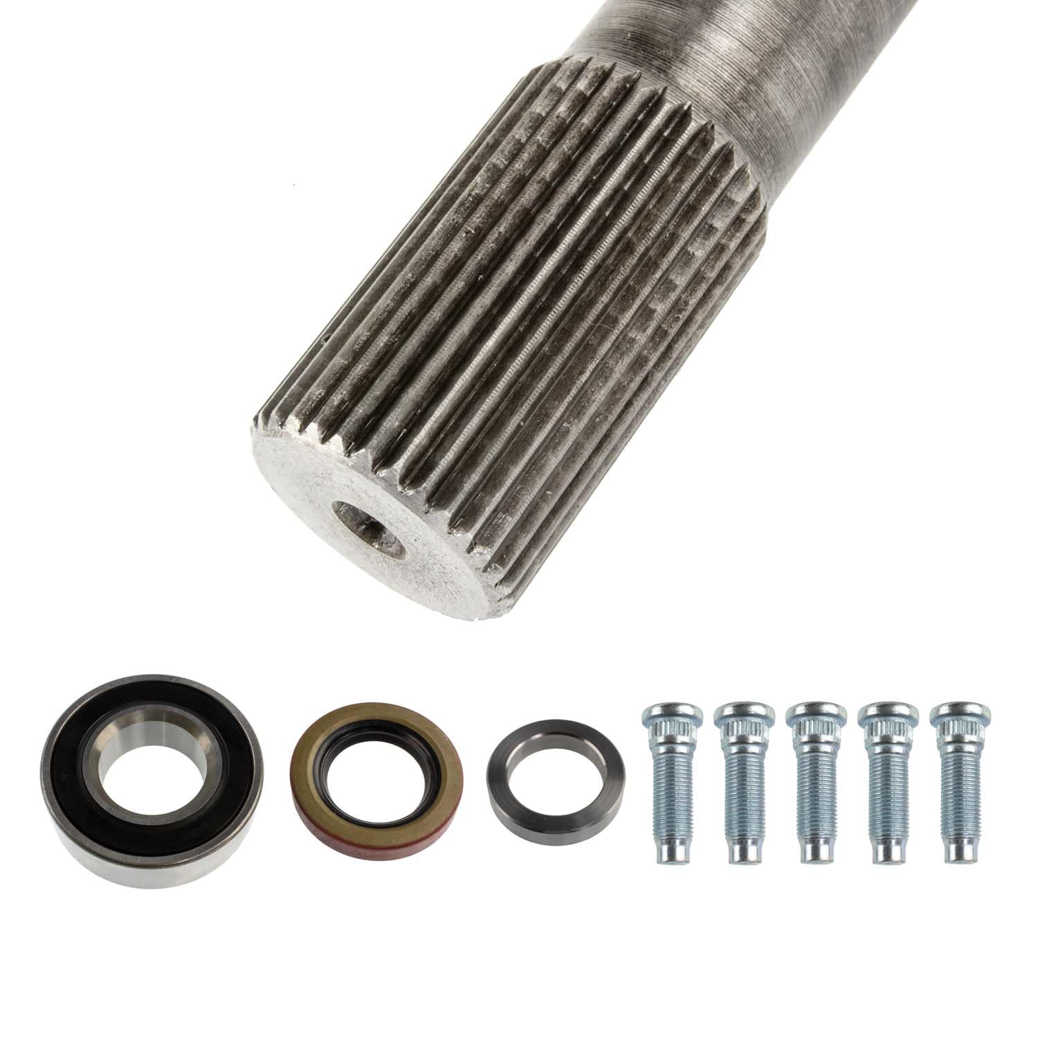MG25150 TEN Factory Drive Axle Shaft Assembly for Ford 9", Axle Length 27.125", 5-Bolt, 31 Spline, Left-Hand - Fits Mustang (1966–1970), Cougar (1967–1970), Replaces: Alloy USA 15150