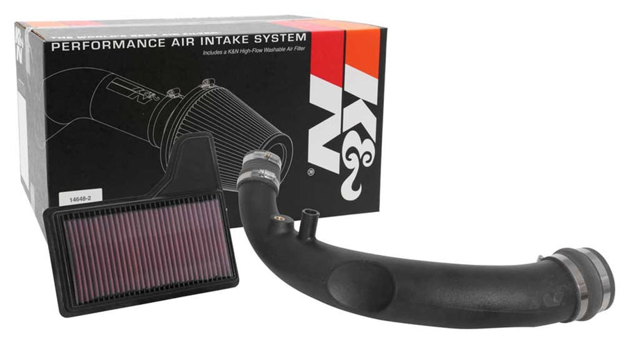 K&N Cold Air Intake Kit: Increase Horsepower up to 7.6HP / 14TQ, High Performance: 50-State Legal: Compatible With 2018-2021 FORD Mustang, 57-2606