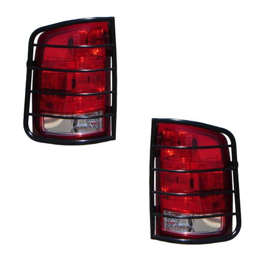 Tail Light Guards Black Black Horse Compatible with 1996-2002 Toyota 4Runner-7TN15A