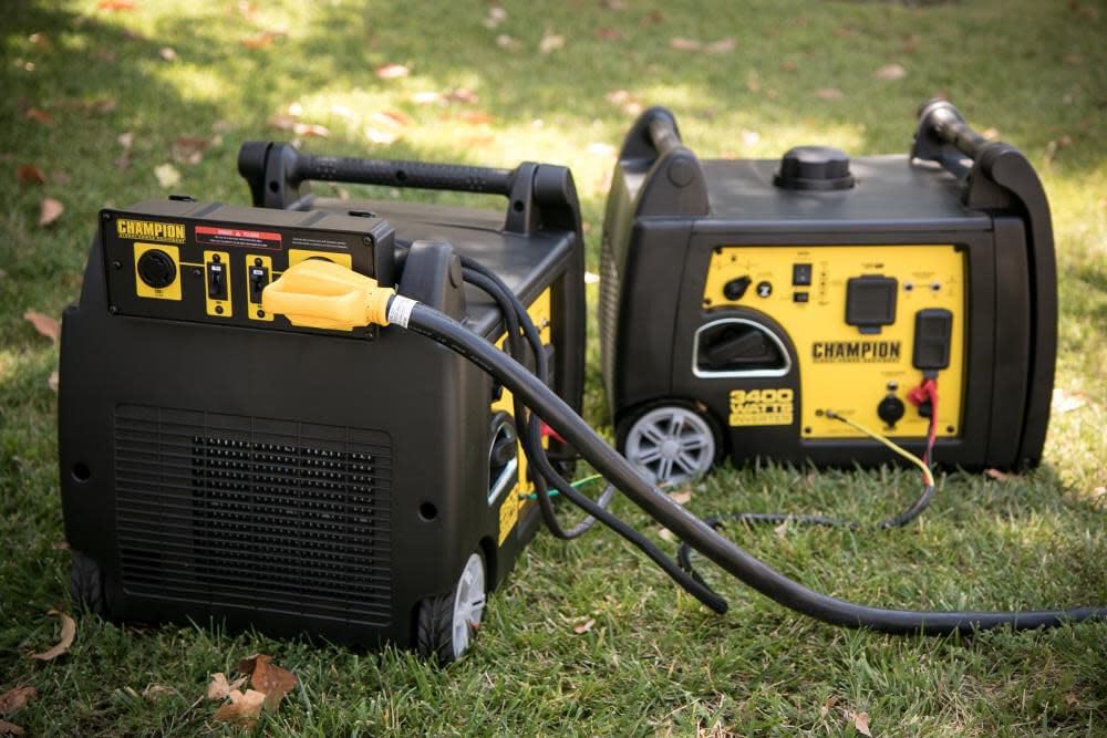 50-Amp Champion Power Equipment ParaLINK Parallel Kit for Linking Two 2500-Watt or Higher Inverter Generators, RV Ready