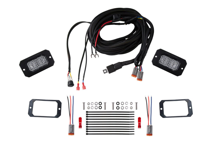 Stage Series Diode Dynamics Flush Mount Reverse Light Kit, SSC2 Sport, Multicolor, DD7148
