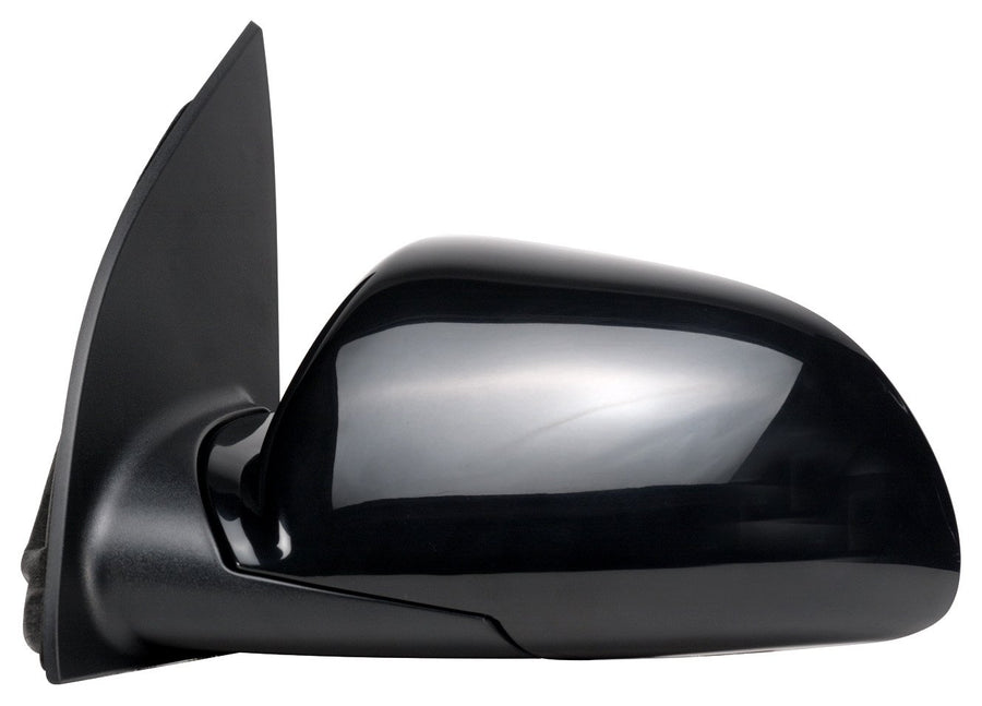 Mirror Driver Side for Saturn Vue, Chevy Equinox, Pontiac Torrent, Black PTM, Foldaway, Power