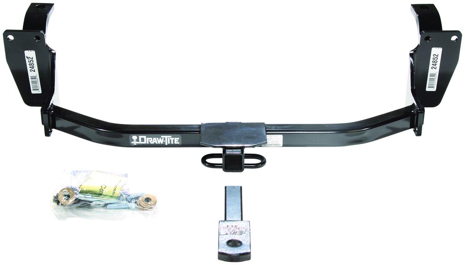 Draw-Tite Class 1 Trailer Hitch 24852, 1.25 Inch Receiver, Black, Compatible with 2012-2015 Honda Crosstour, 2010-2011 Honda Accord Crosstour