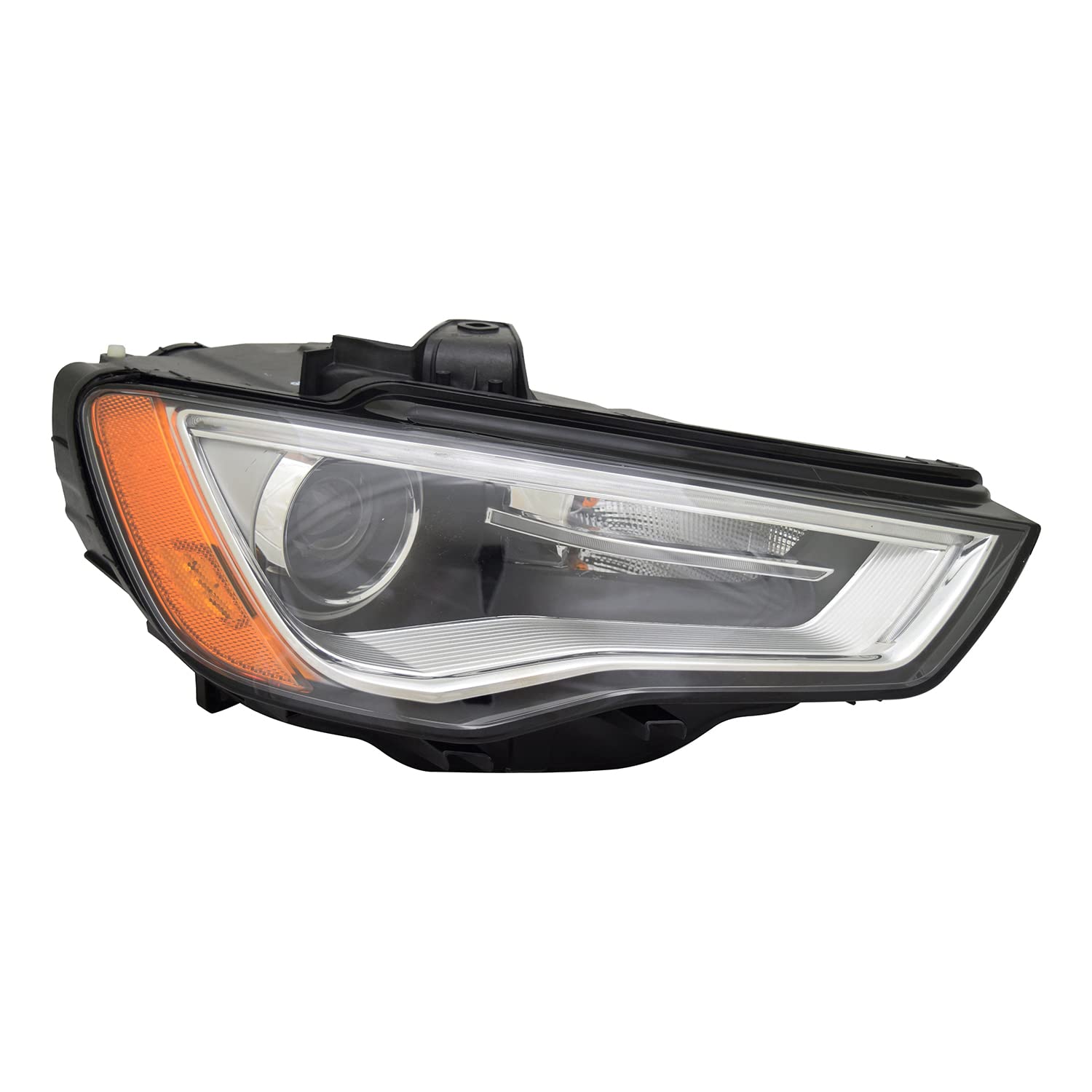 Right TYC Headlight Assembly Compatible with 2015-2016 Audi A3