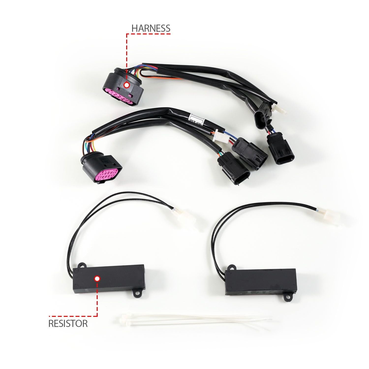 09-18 Dodge Ram 1500/2500/3500 ANZO Full LED Proj Headlights w/Switchback Light Bar - Black