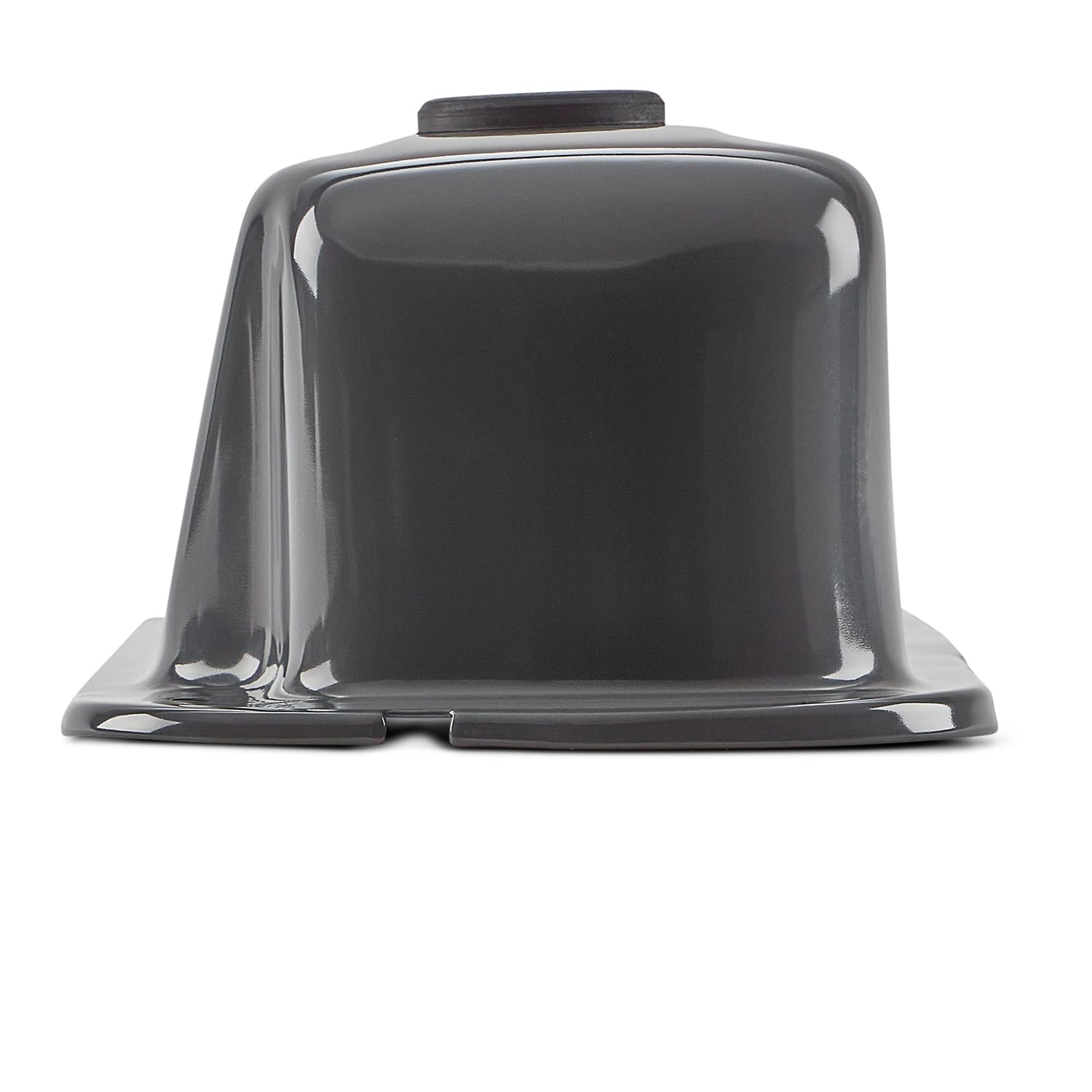 440-881 PROFORM Valve Cover - Tall - 3.25 in Height - Baffled - Breather Hole - Mopar Logo - Steel - Gray Paint - Small Block Mopar - Pair