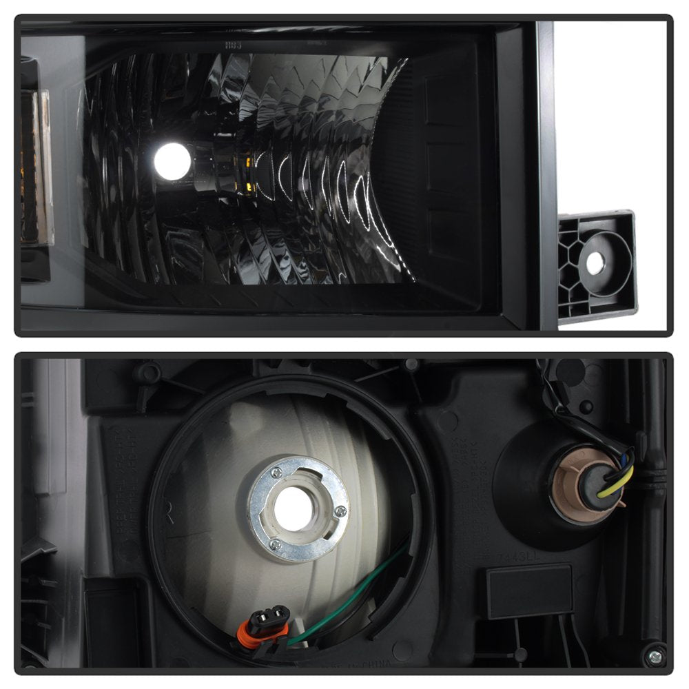 OEM Style Xtune Headlight (HD-JH-CS14-AM-BK) (POE)