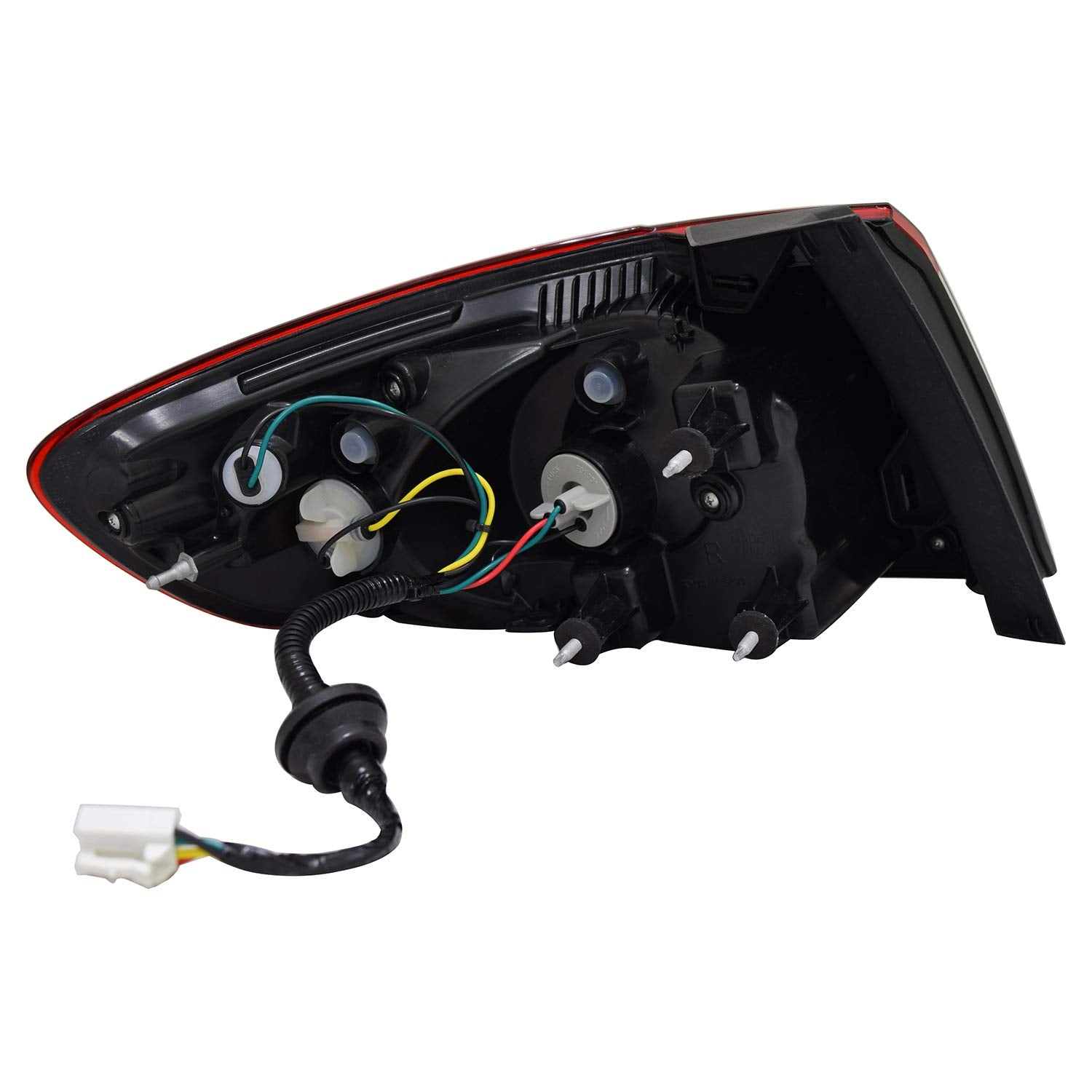 Right TYC Tail Light Assembly Compatible with 2010-2012 Hyundai Santa Fe