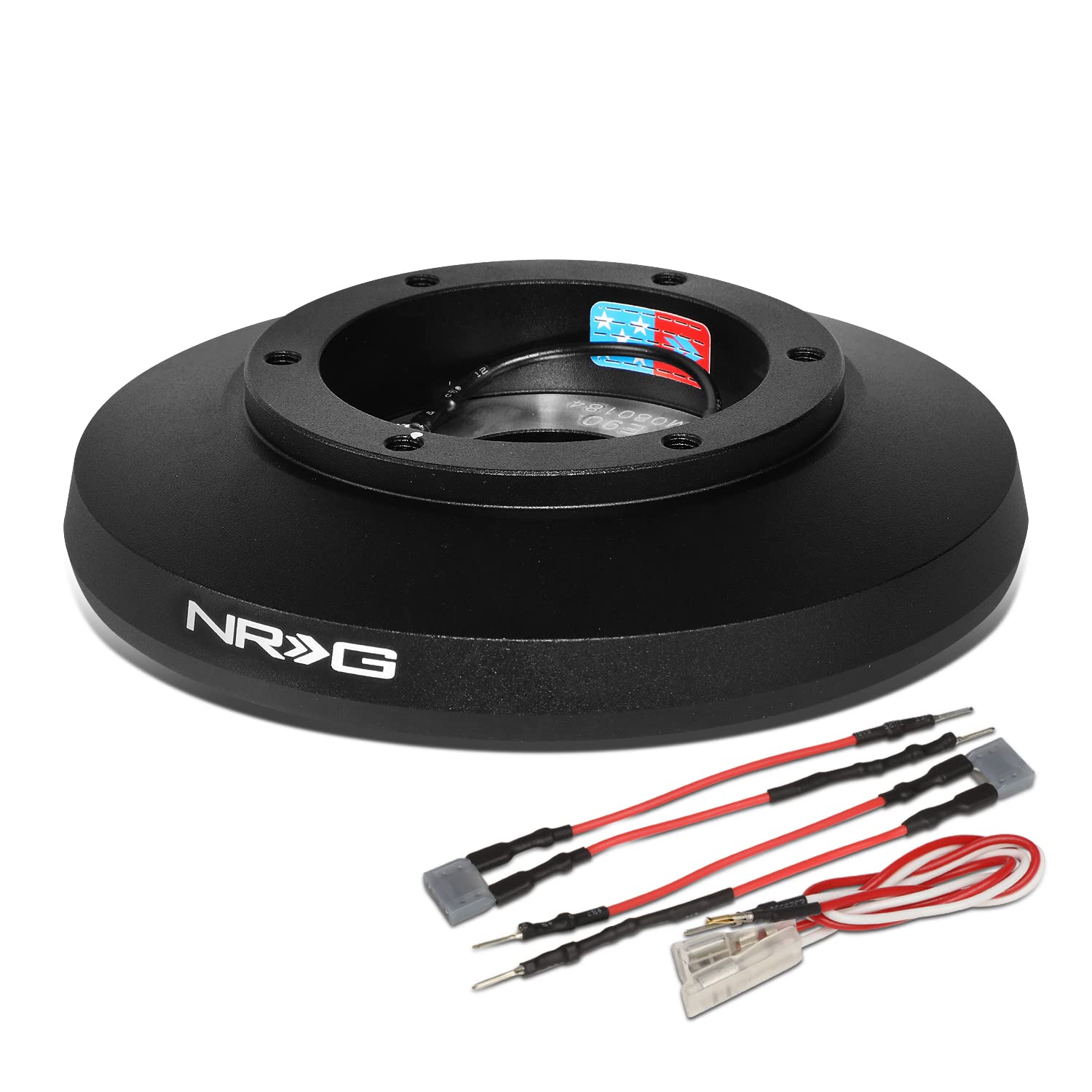 NRG Innovations Aluminum SRK-E90H Steering Wheel Short Hub Adapter Compatible with 06-10 323i / 2006 325i 330i 330Xi 6 X 70mm Bolt Pattern