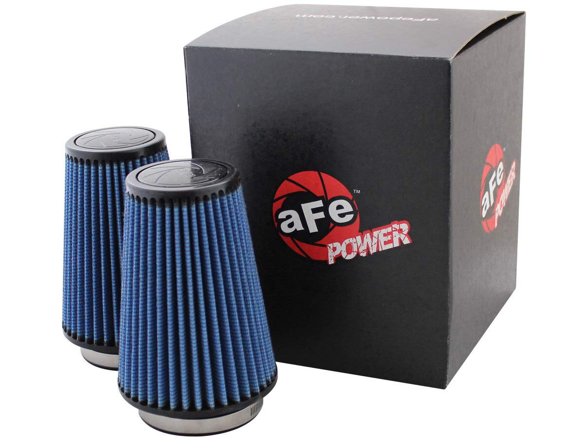 aFe Power 3-1/2 F x 5 B x 3-1/2 T x 7 H in, 1 FL in (1pr) A/F P5R Air Filters 24-90069M