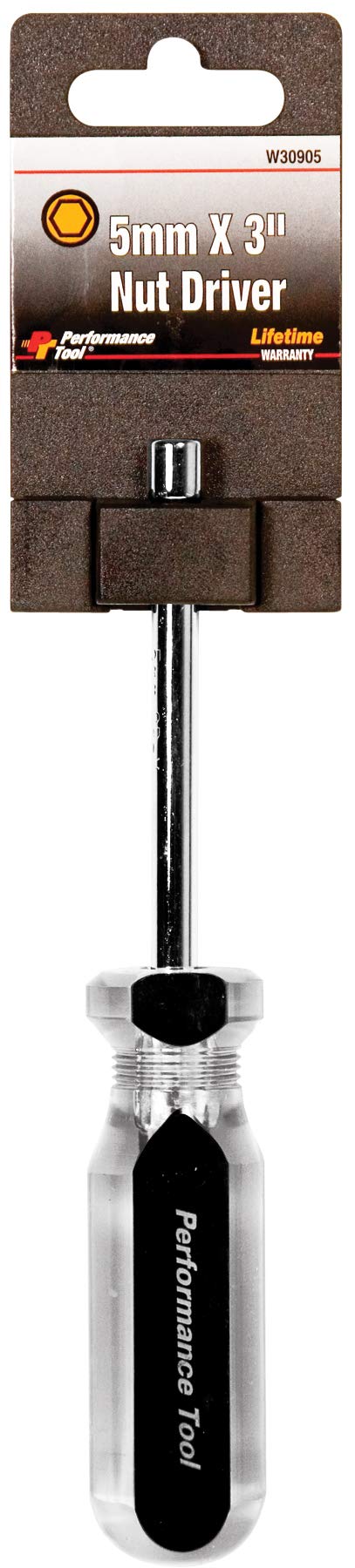 5mm x 3-Inch Performance Tool Metric Professional Nut Driver