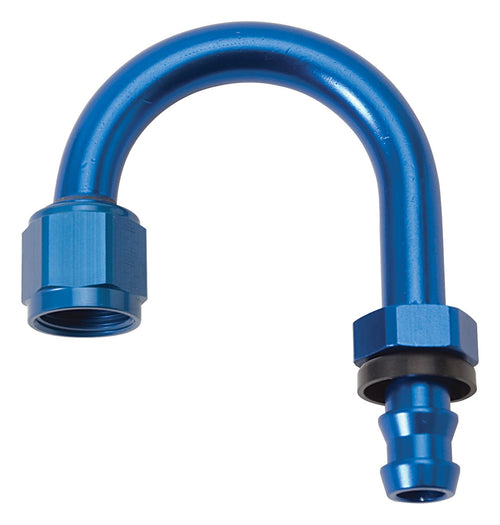 Edelbrock Russell 624350 Twist-Lok -8 AN 180 Degree Hose End