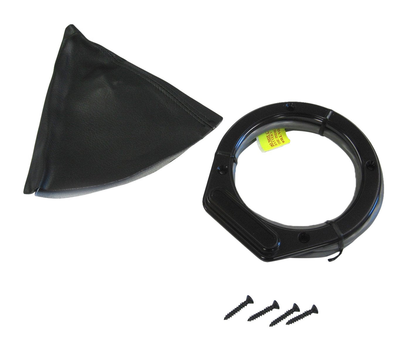 Black XCINB-1750 Lokar Cable Operated Vertical Round LED Boot Indicator with Boot Kit for GM 700R Transmission