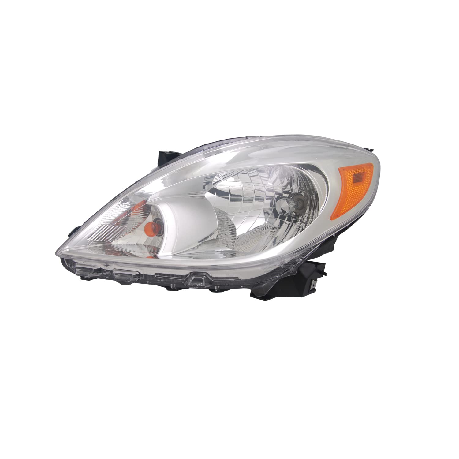 Left TYC Headlight Assembly Compatible with 2012-2014 Nissan Versa