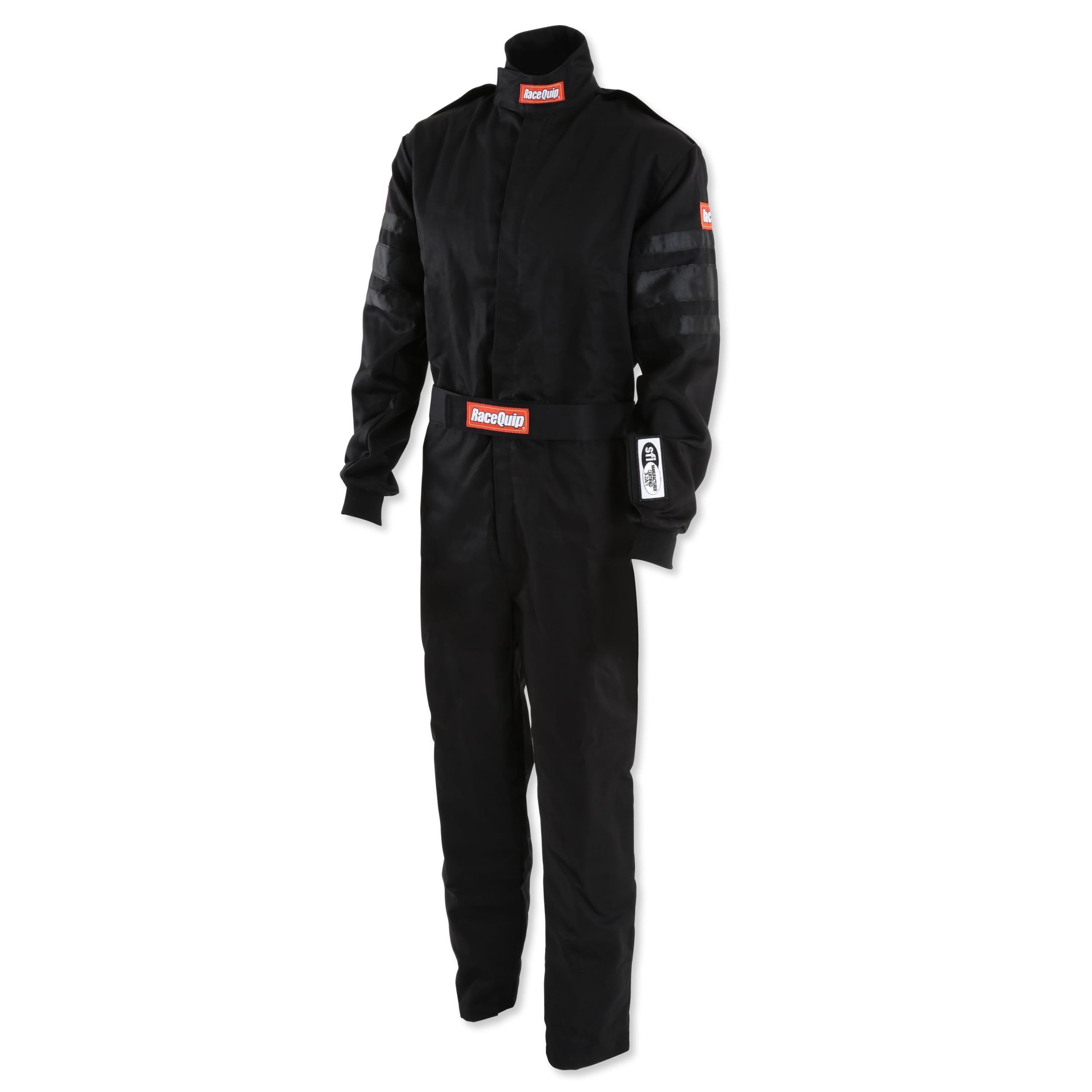 110006RQP RaceQuip® 110 Series 1-Pc Driving Suit - SFI 3.2A/1 - XL - Black