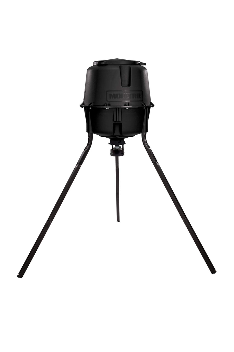 30-Gallon Moultrie Deer Feeder Tripod - Moultrie Quick-Lock Hopper System - Digital Timer Control - 200 lb Feed Capacity - Durable Polymer Build - Metal Spin Plate