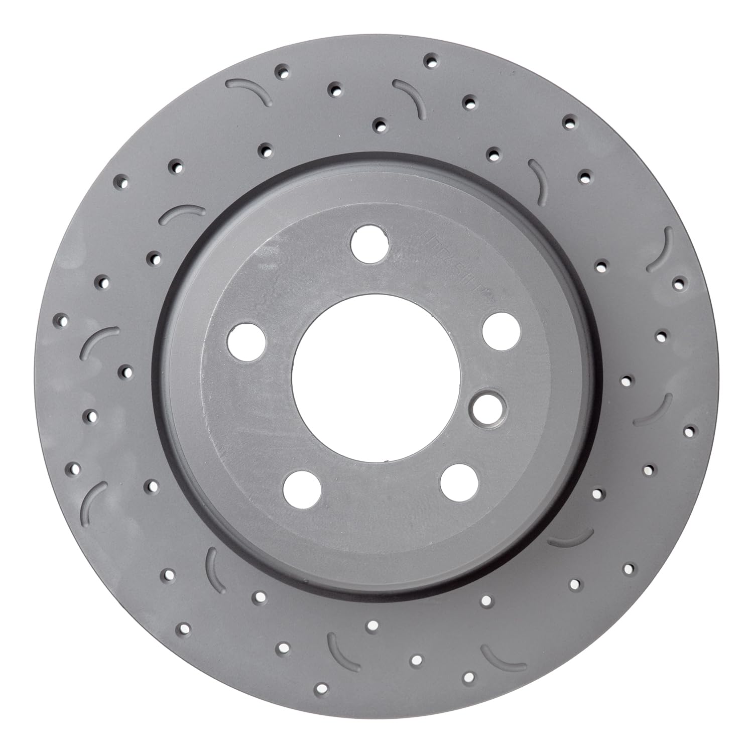 Talon Cross-Drilled and Slotted Vented Rotor, Hawk Performance Brakes, 12.59 in. Diameter, 3.1 in. Height