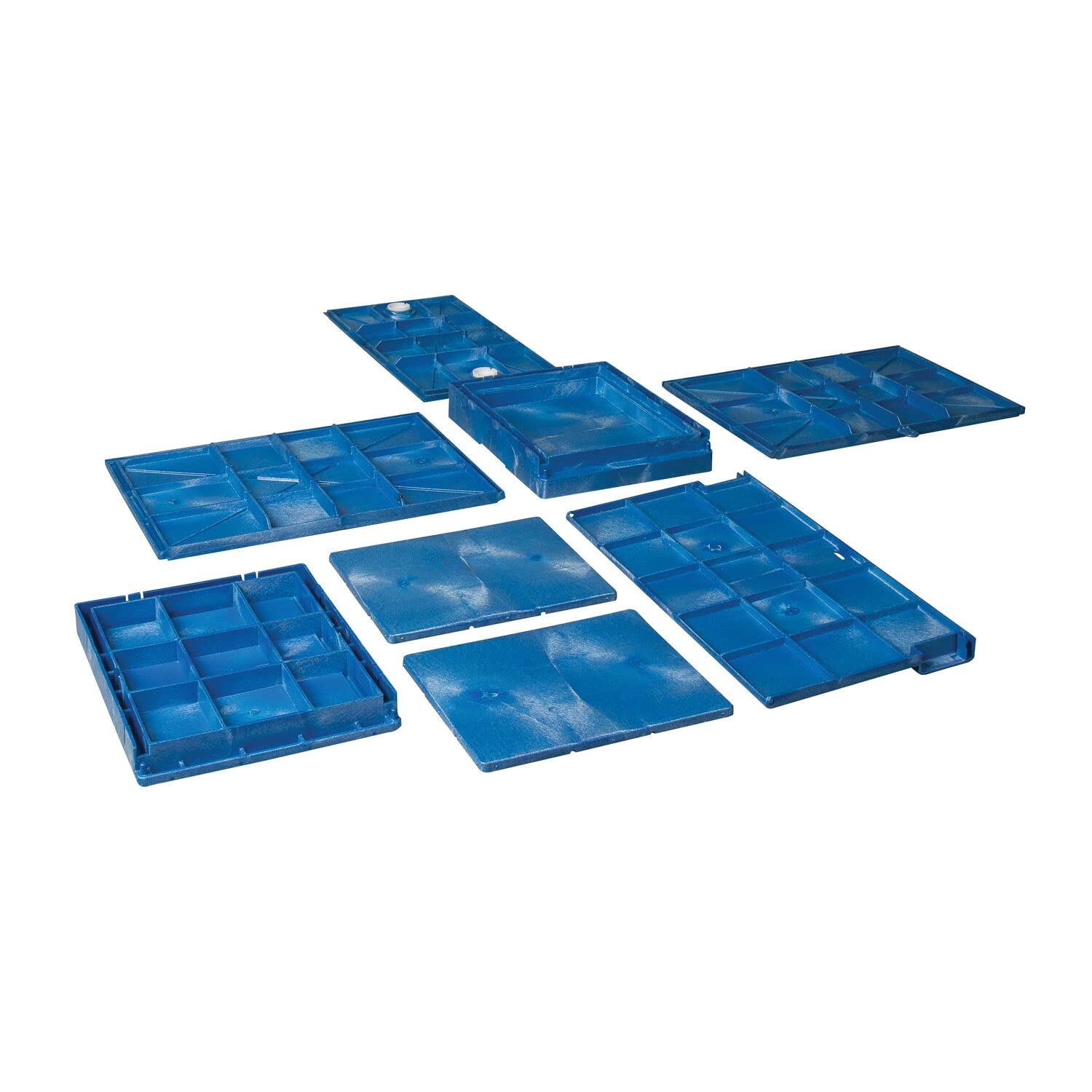 Under Counter Eagle M24CRA Modular Poly Cabinet, 2 Doors, 24 gal, Blue