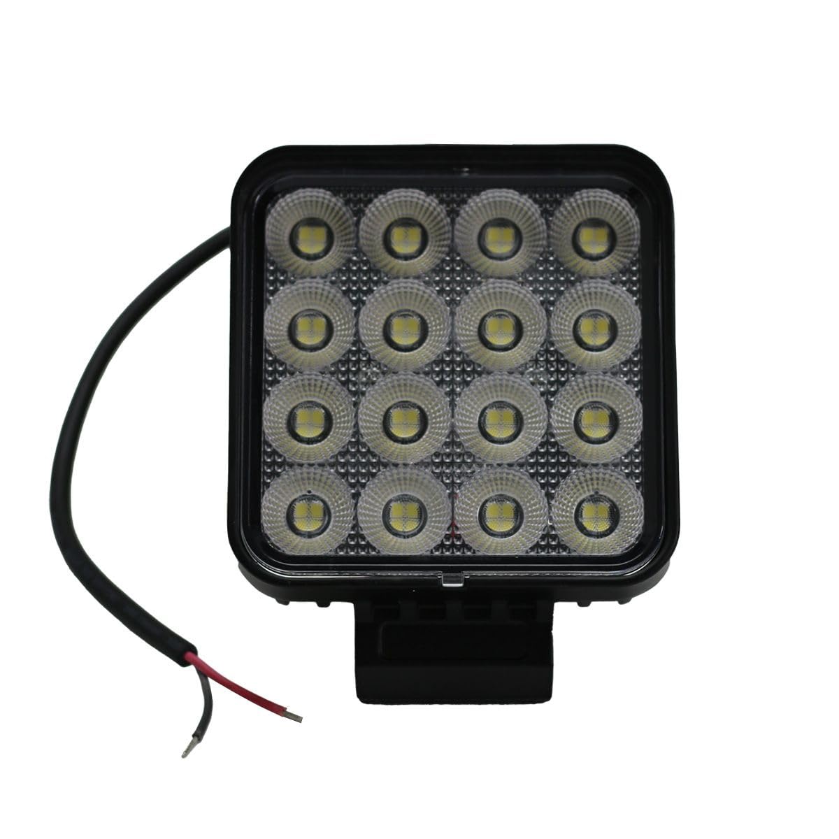 Auxiliary Light Race Sport Lighting Fit 4.25-inch 64-Watt Square IQ Series LED Flood Beam RS4IQ64WS