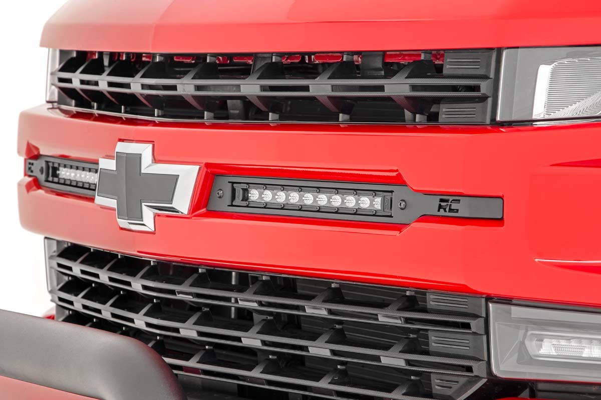 10" Rough Country Black Series LED Grille Kit for 19-22 Silverado 1500-70817