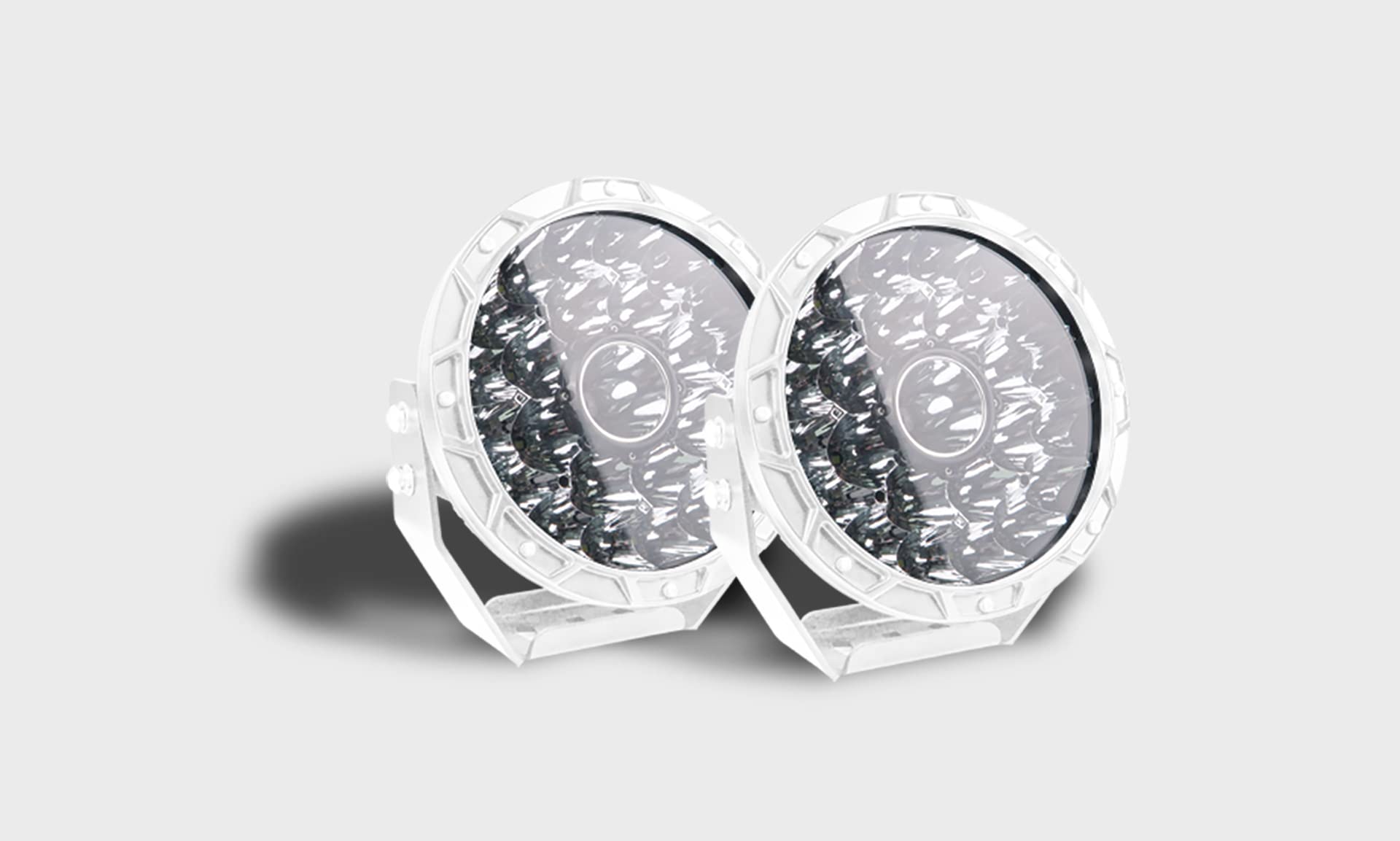 Marine Sport Lighting PRO Grade Marine Stern Light Fit 9 inch High Power LED Round Docking or Spreader MS9LEDWL
